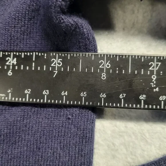 Ralph Lauren Polo Men's Size XXL Crew Neck Washable Merino Wool Sweater Blue - Picture 5 of 12